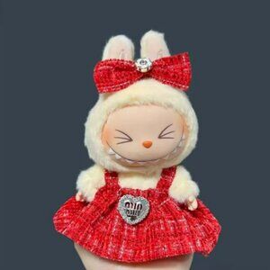 COPY - Labubu doll clothing dress and bow head bans super cute no doll